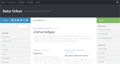 Desktop Screenshot of baturorkun.com